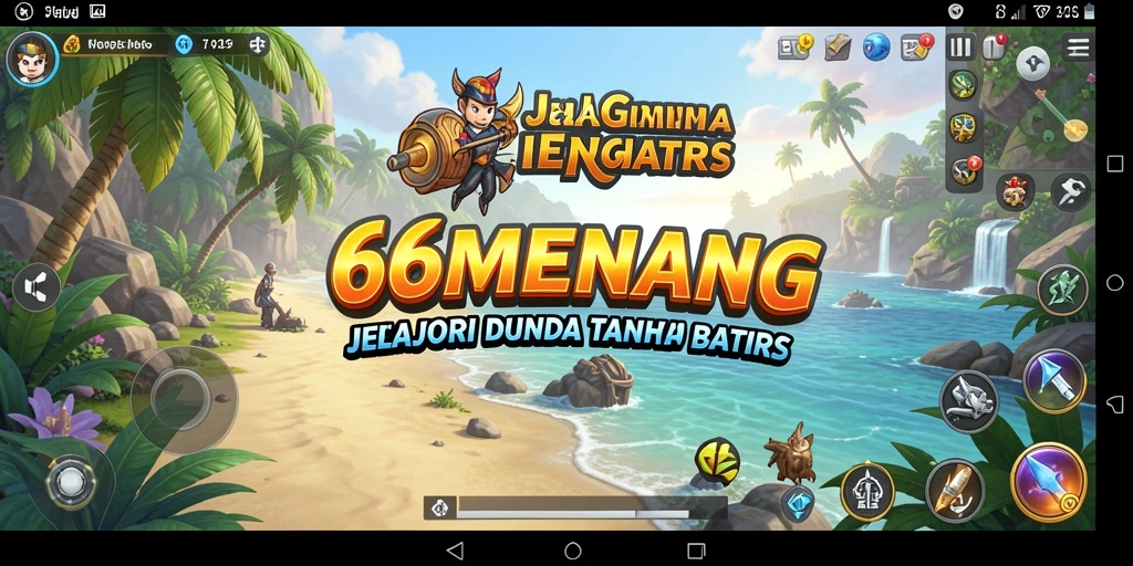 Tampilan gameplay menakjubkan dari 66MENANG dalam dunia Open World.