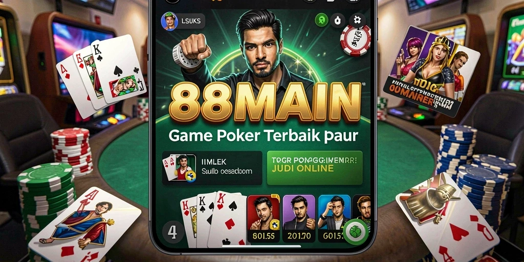 Screenshot gameplay <strong>88MAIN</strong> menampilkan aksi seru permainan Poker.