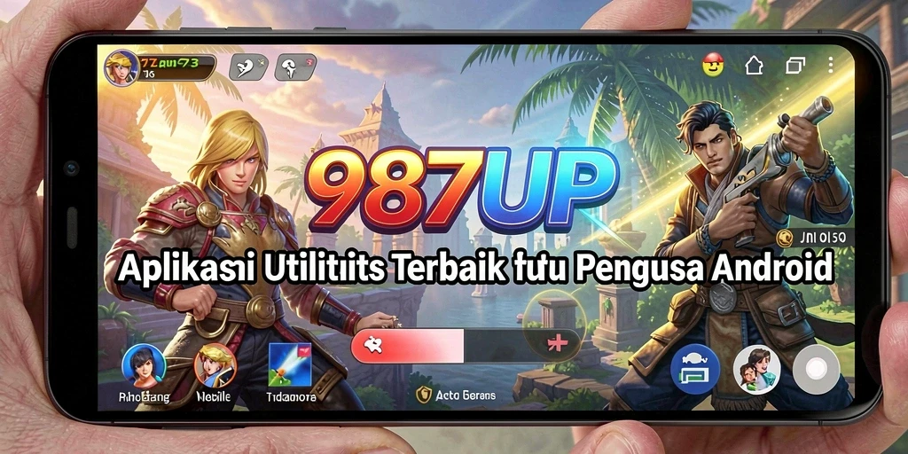 Tampilan antarmuka pengguna 987UP yang sederhana dan fungsional.