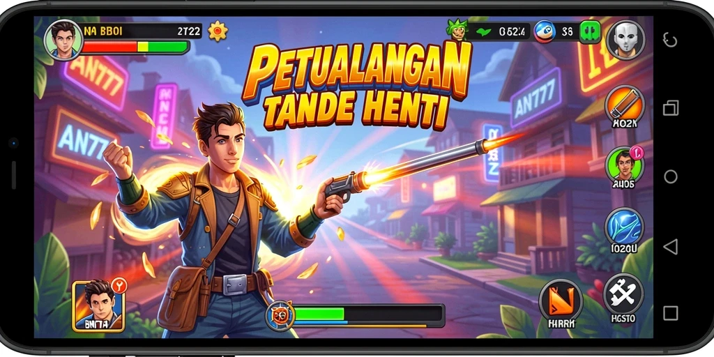 Tampilan gameplay <strong>AN777</strong> yang penuh aksi dan seru.