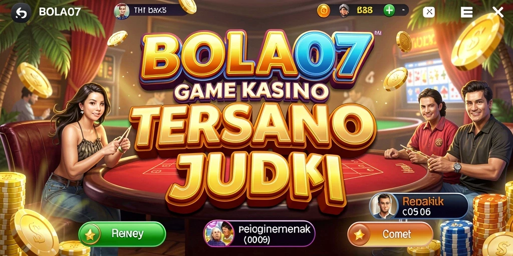 Screenshot gameplay kasino di BOLA07 dengan antarmuka menarik.