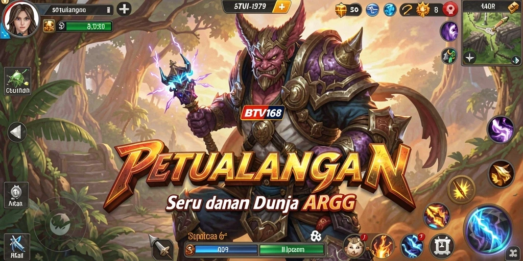 Gameplay BTV168 yang menarik dengan pertarungan ARPG yang seru.