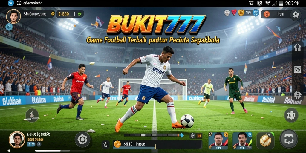 Tampilan menarik dari gameplay BUKIT777 yang penuh aksi sepak bola.