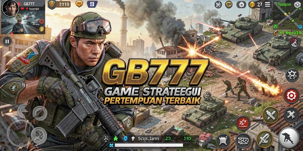 Screenshot utama GB777 menampilkan gameplay seru dan strategi pertempuran.