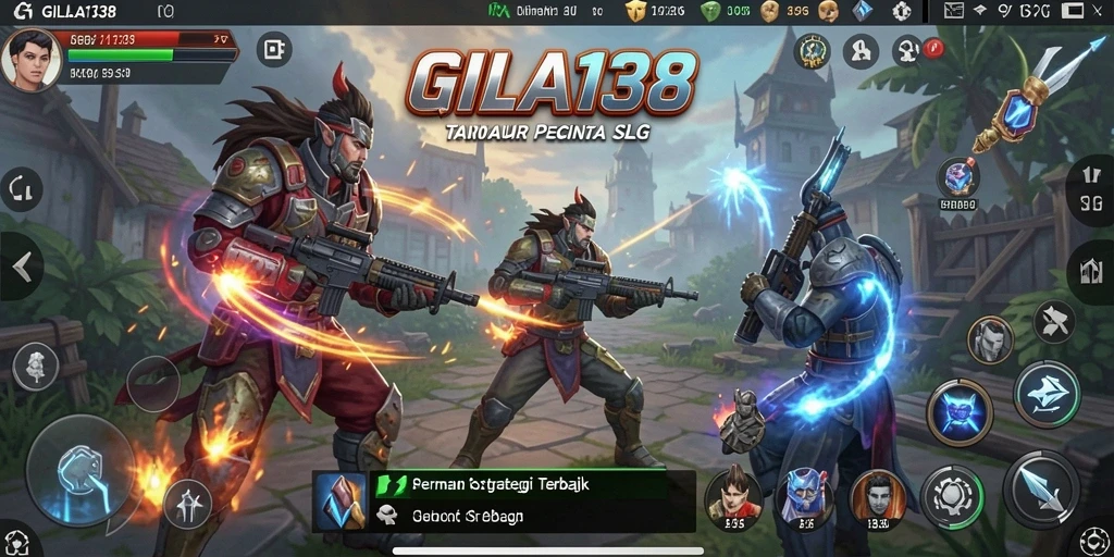 Screenshot GILA138 menampilkan aksi pertempuran strategis yang mendebarkan.