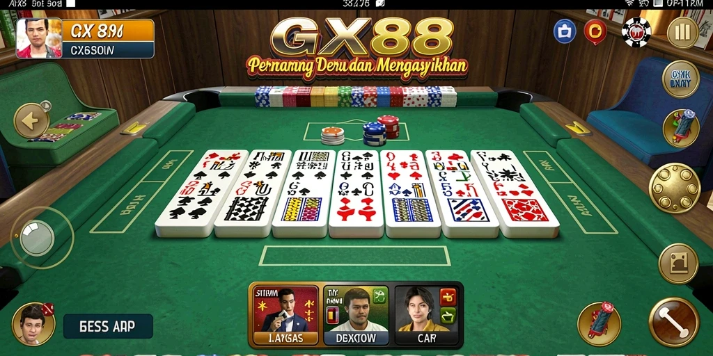 Tampilkan gameplay seru dari GX88 dengan teman-teman.