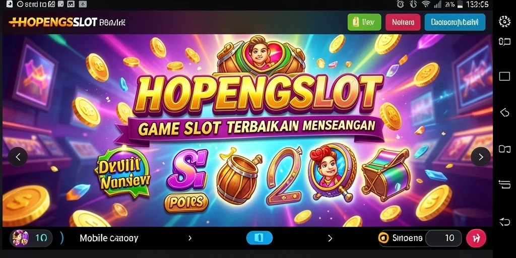 Screenshot HOPENGSLOT menampilkan gameplay Slot yang memukau.