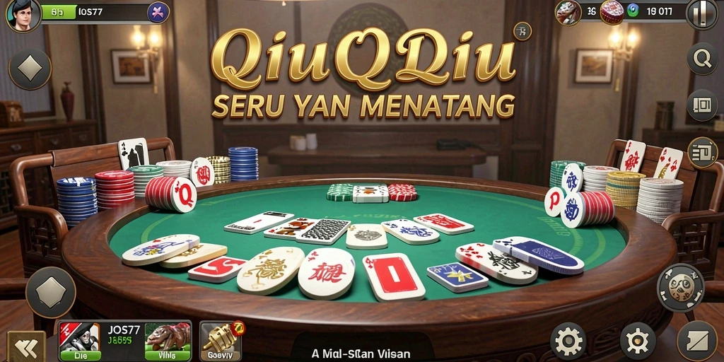 Tampilan gameplay QiuQiu yang menarik di JOS77.