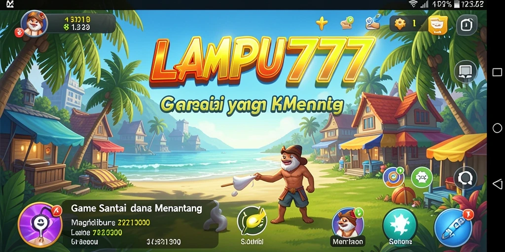 Menampilkan gameplay seru dan penuh warna dari LAMPU777.