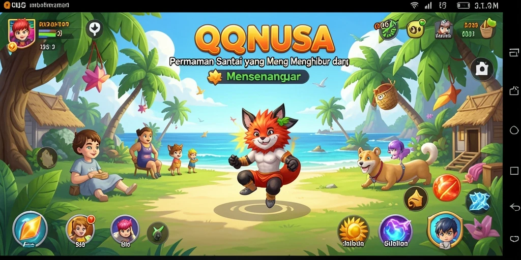 Screenshot gameplay QQNUSA yang menyenangkan dan menarik.