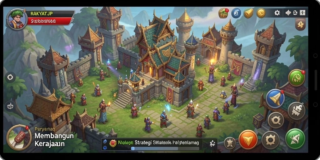 Gameplay RAKYATJP yang menegangkan dan menantang.