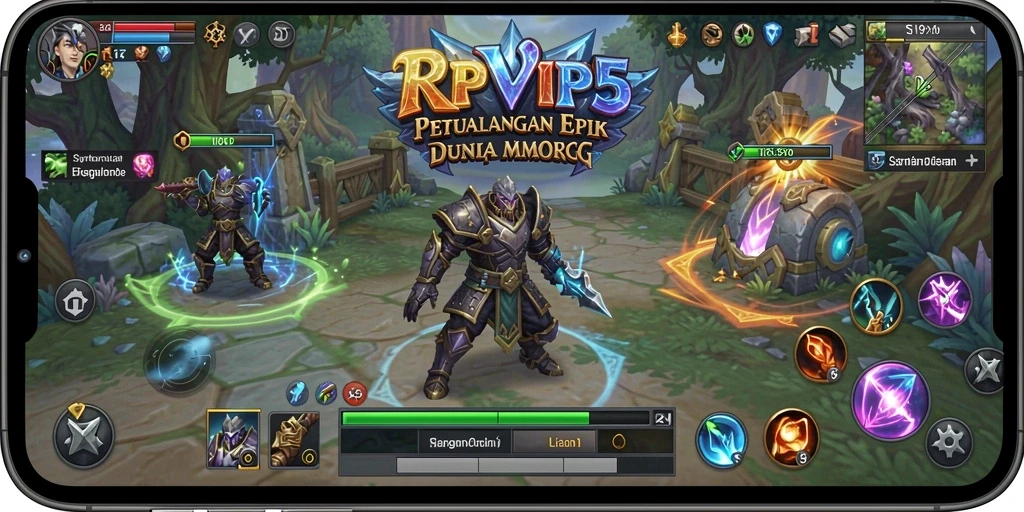 Tampilan gameplay menarik dalam RPVIP5 yang penuh aksi.