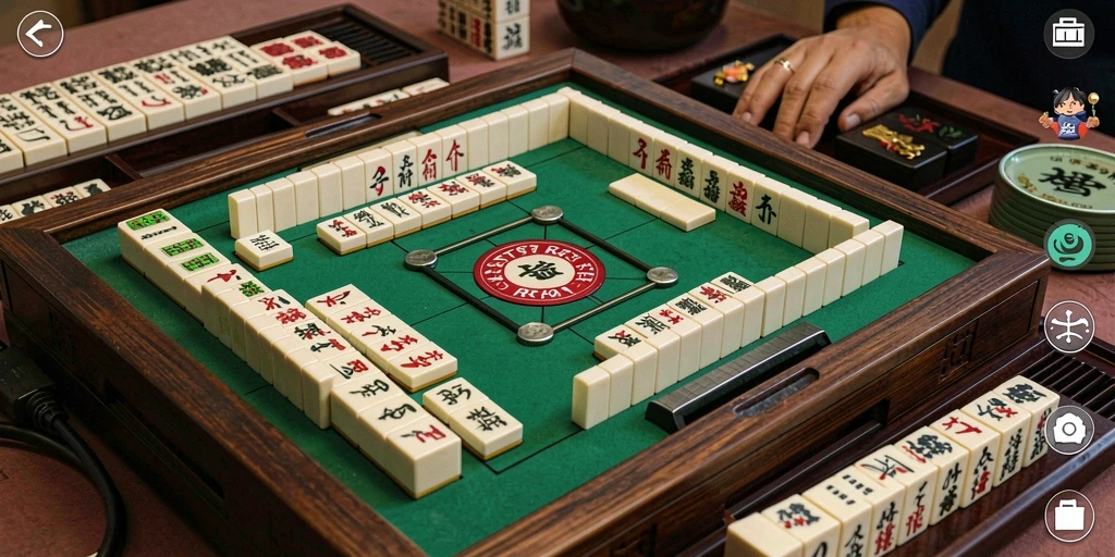 Tampilan gameplay Mahjong yang menarik di RT99.