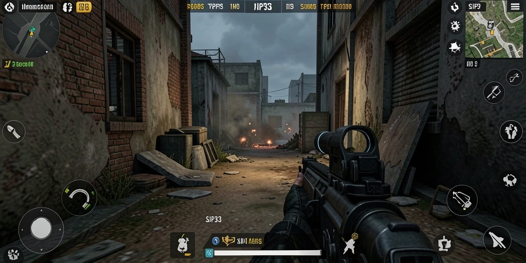Tampilan gameplay dinamis dan seru di SIP33.