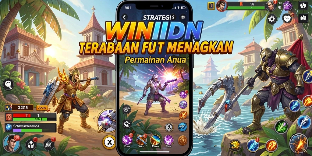 Tampilan gameplay strategi yang menegangkan di WINIDN.