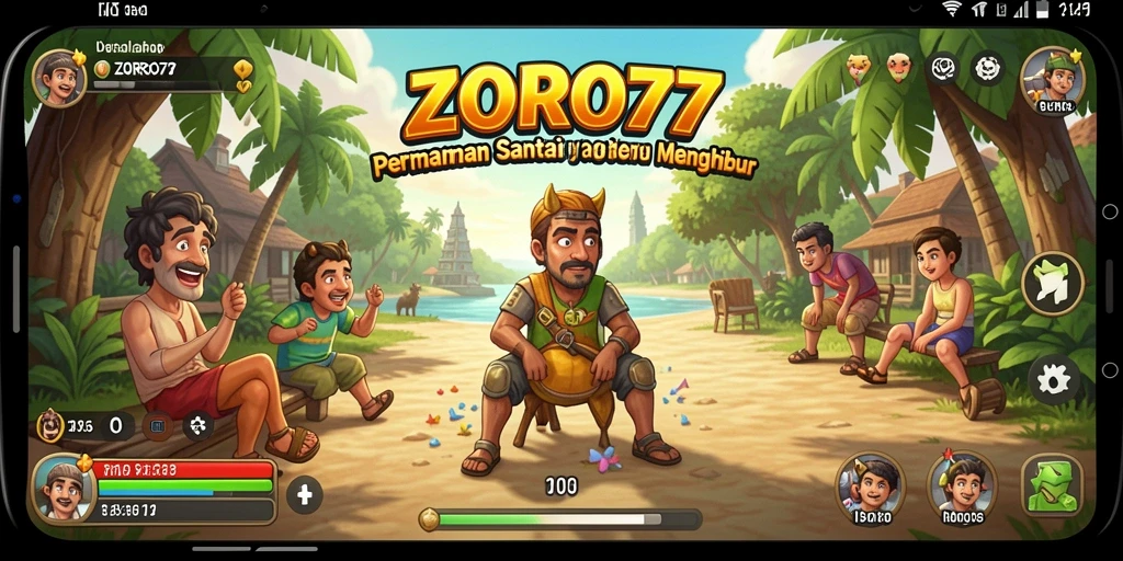 Tampilan menarik dari gameplay ZORO77 yang menghibur.